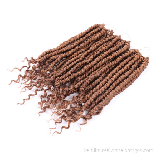 Wholesale Curly Ends Spring Senegalese Twists Pre Looped Senegalese Spring Twist Crochet Hair Braids Bomb Twists